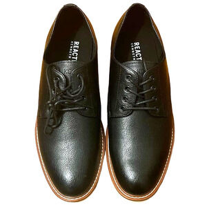 NWOT Kenneth Cole Reaction Leather Clyde Flex Lace Up Shoes